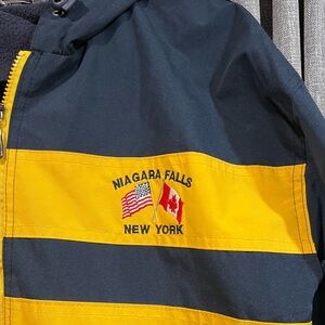 Vintage Fisherman jacket Niagara Falls New York/ Canada